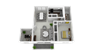 1 bedroom, 1 bathroom plus den 1 bedroom, 1 bathroom plus den at Olde Towne Apartments in Middletown, OH